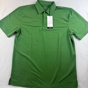 Odbe Hydrovent Golf Polo Shirt Moisture‎ Wicking Athletic Green Mens M
